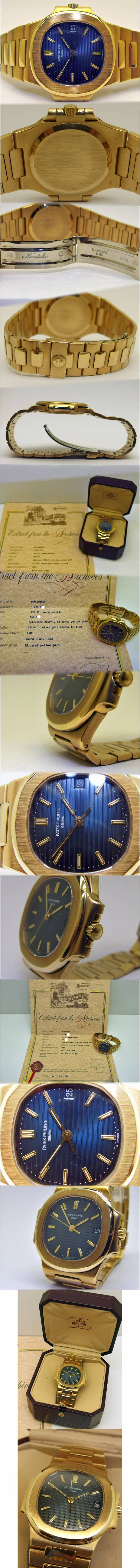 Patek Philippe NAUTILUS Referenz 3800 in 18k Gelbgold